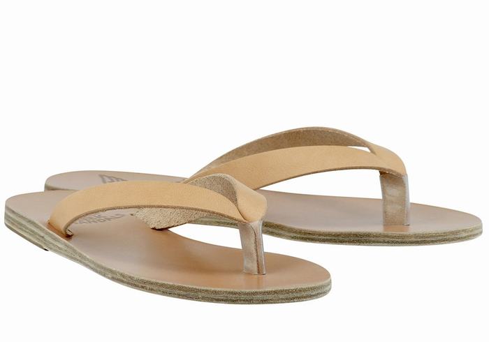 Tong Ancient Greek Sandals Hera Leather   | KRB-7408374